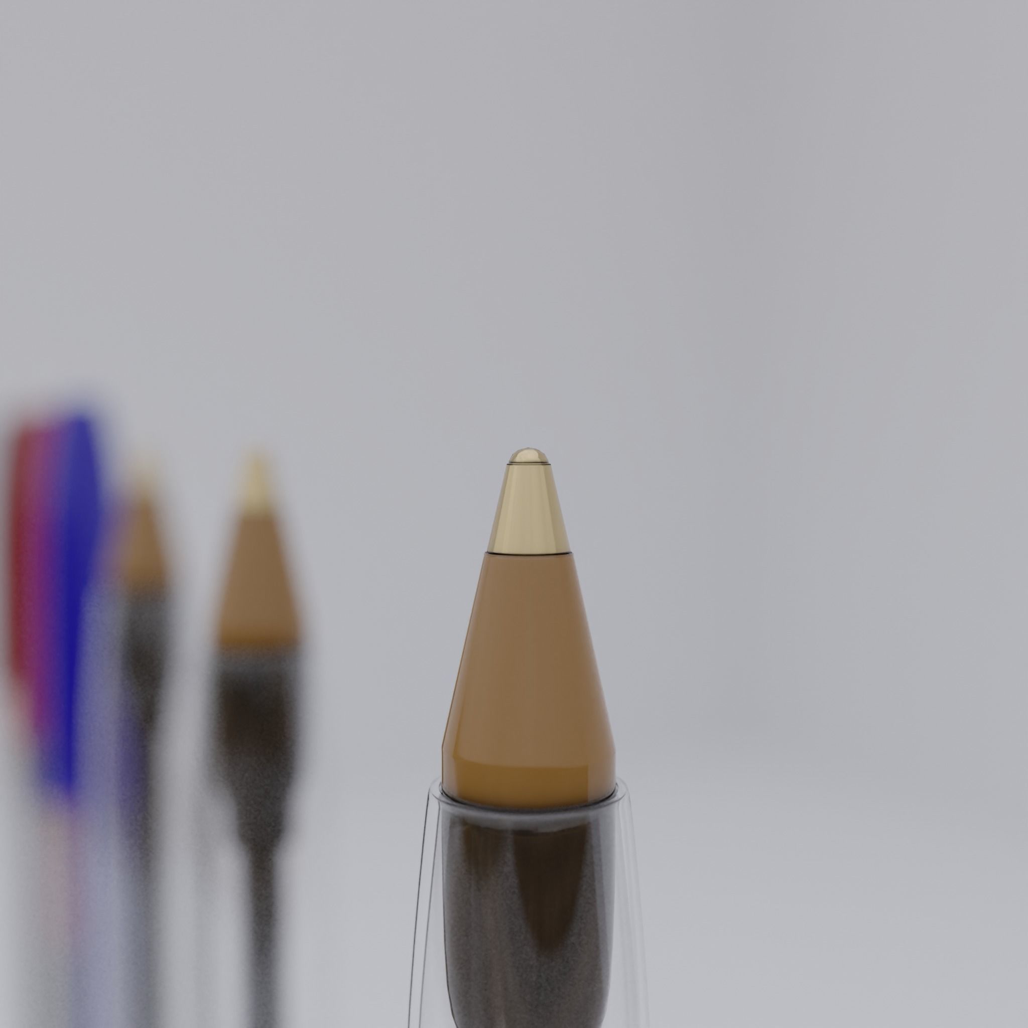 Ballpoint Pen 3D model_3