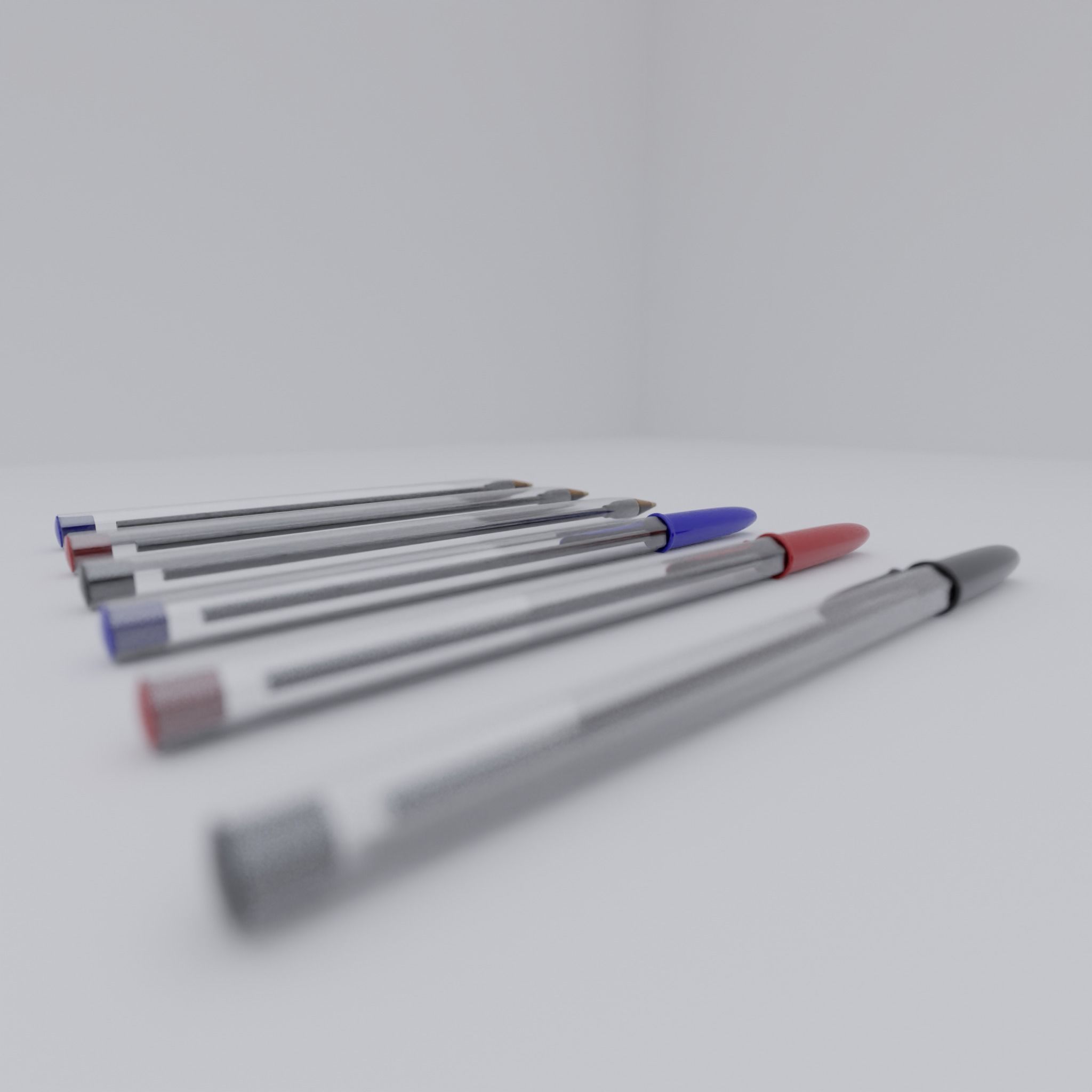 Ballpoint Pen 3D model_1