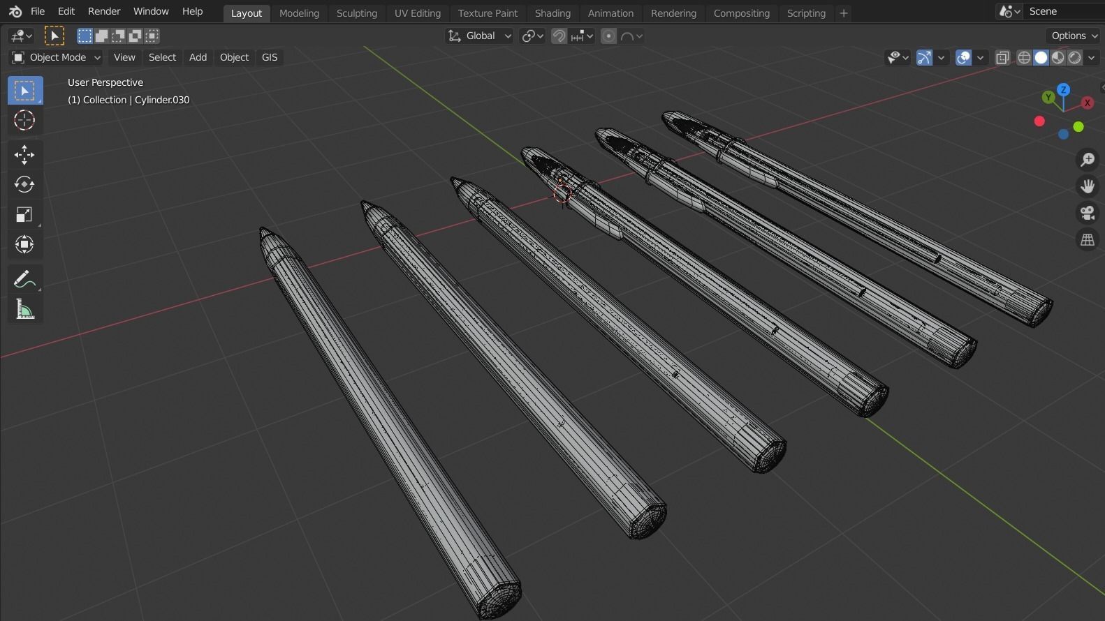 Ballpoint Pen 3D model_6