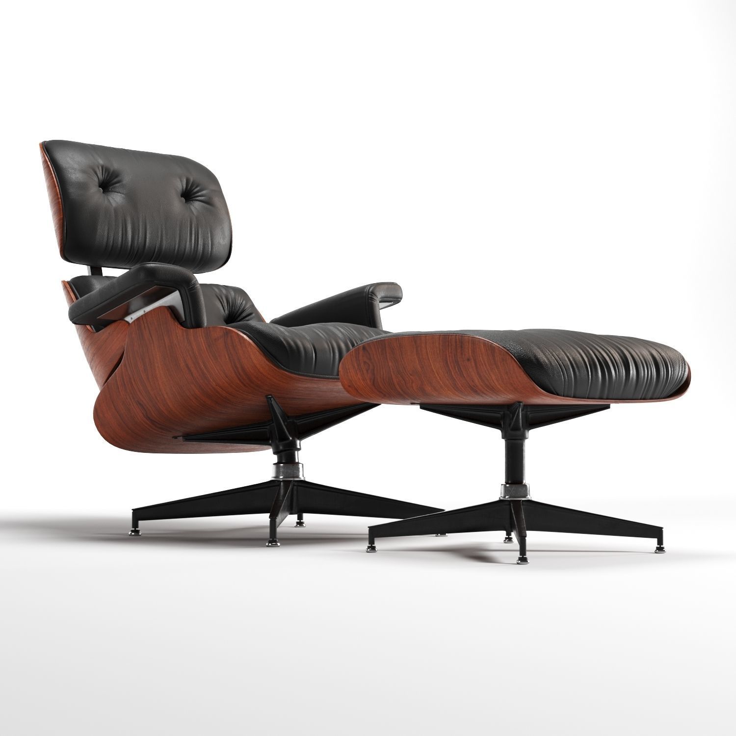 Eames lounge chair 3D model_1