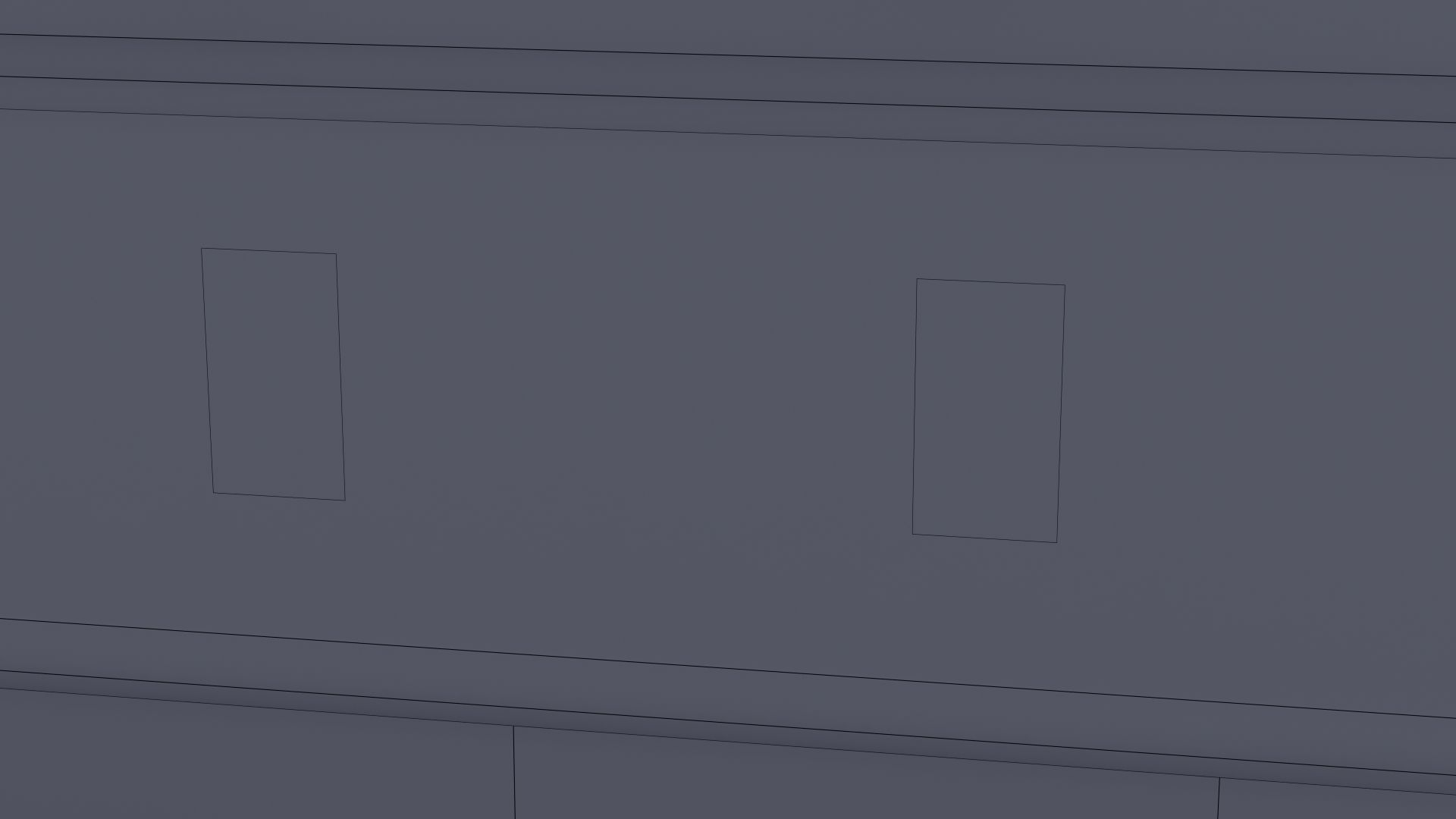 Roman Apartment Building Low-poly 3D model_45