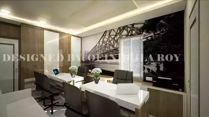 OFFICE INTERIOR WORK 3D model