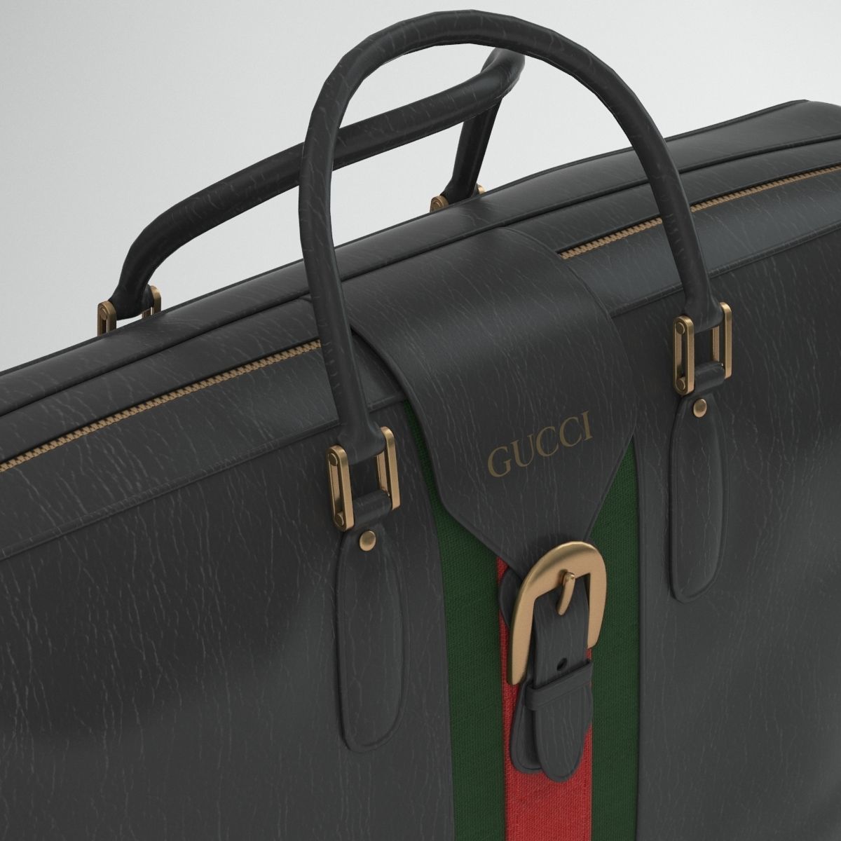 Gucci Luggage PRO 3D model_10