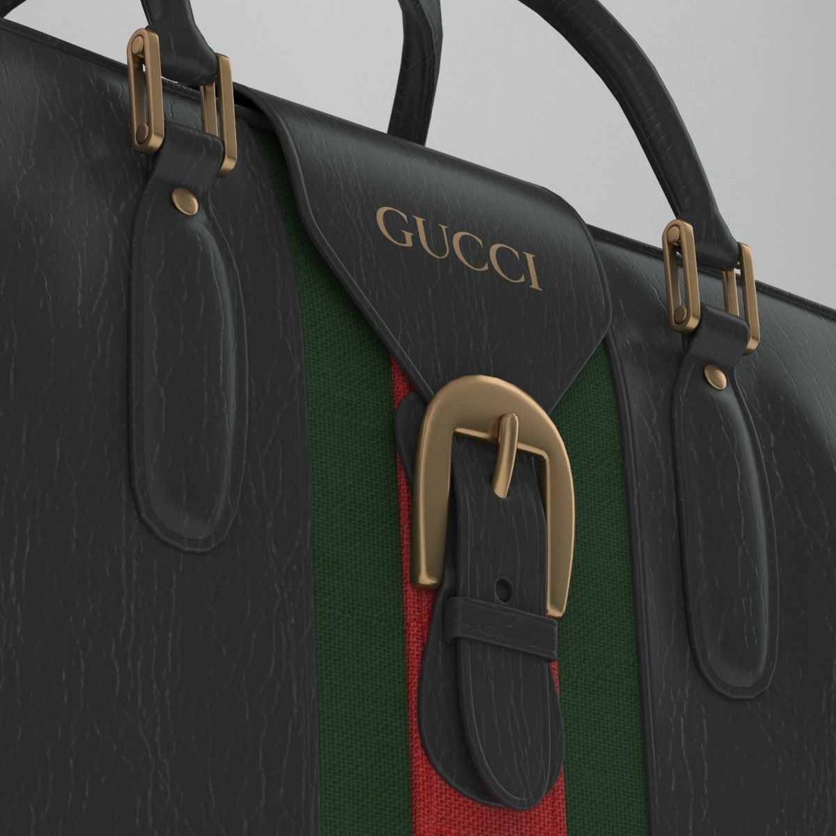 Gucci Luggage PRO 3D model_1