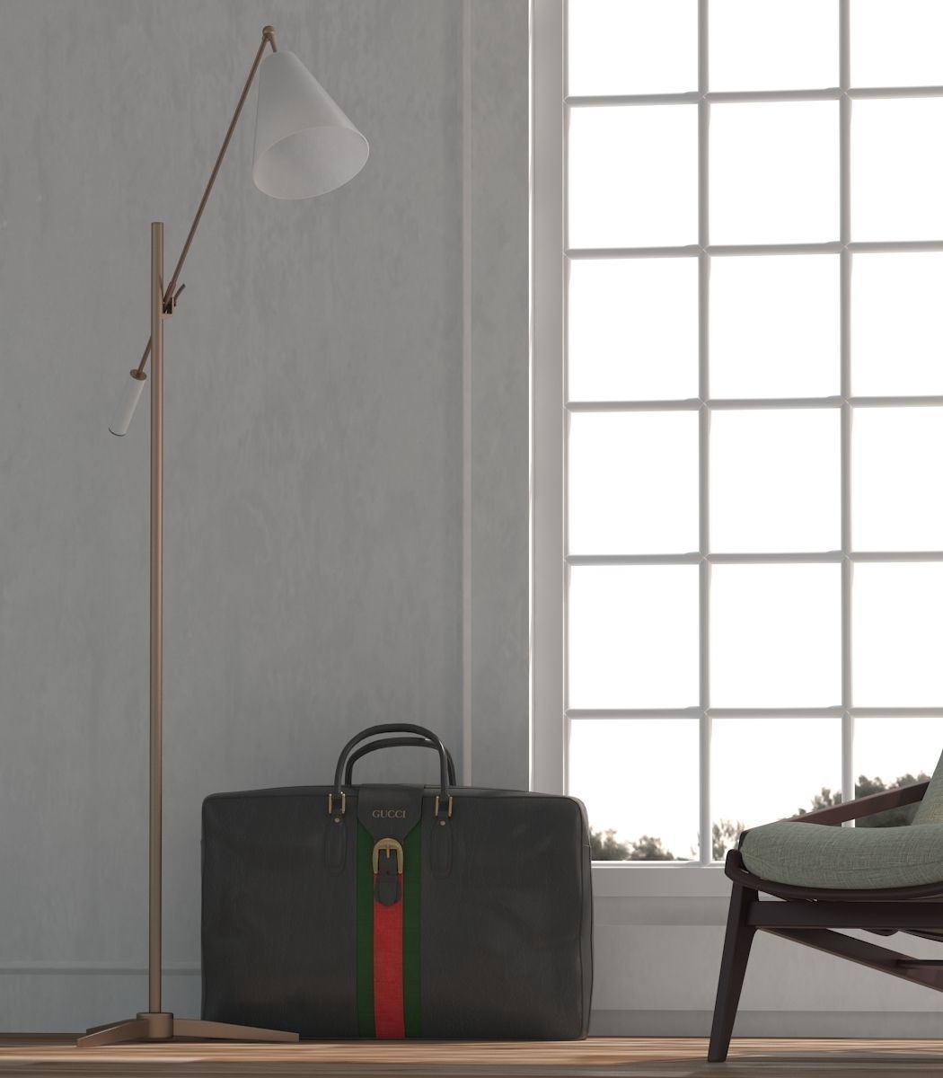 Gucci Luggage PRO 3D model_2