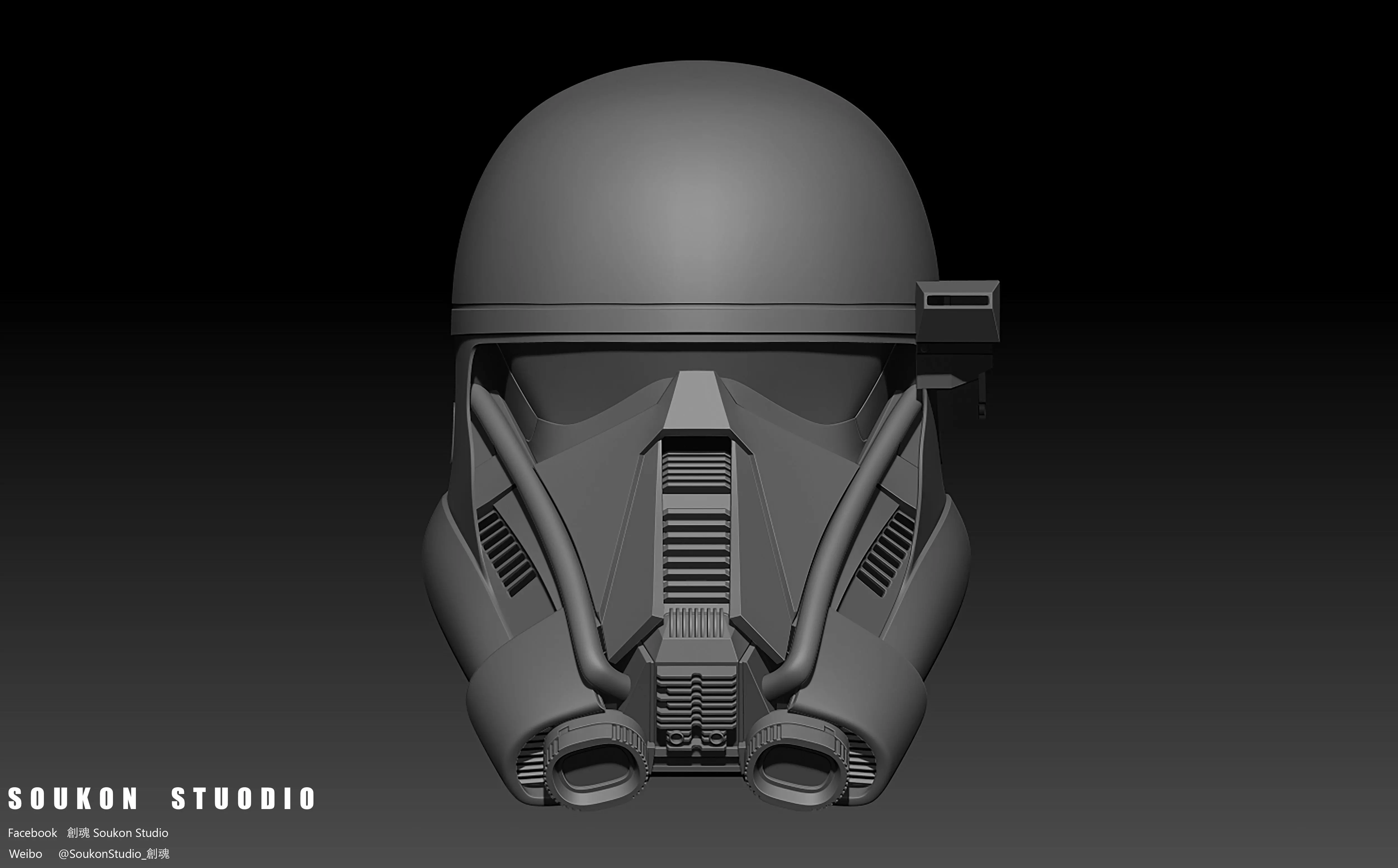 Death Trooper Helmet 3D print model_0
