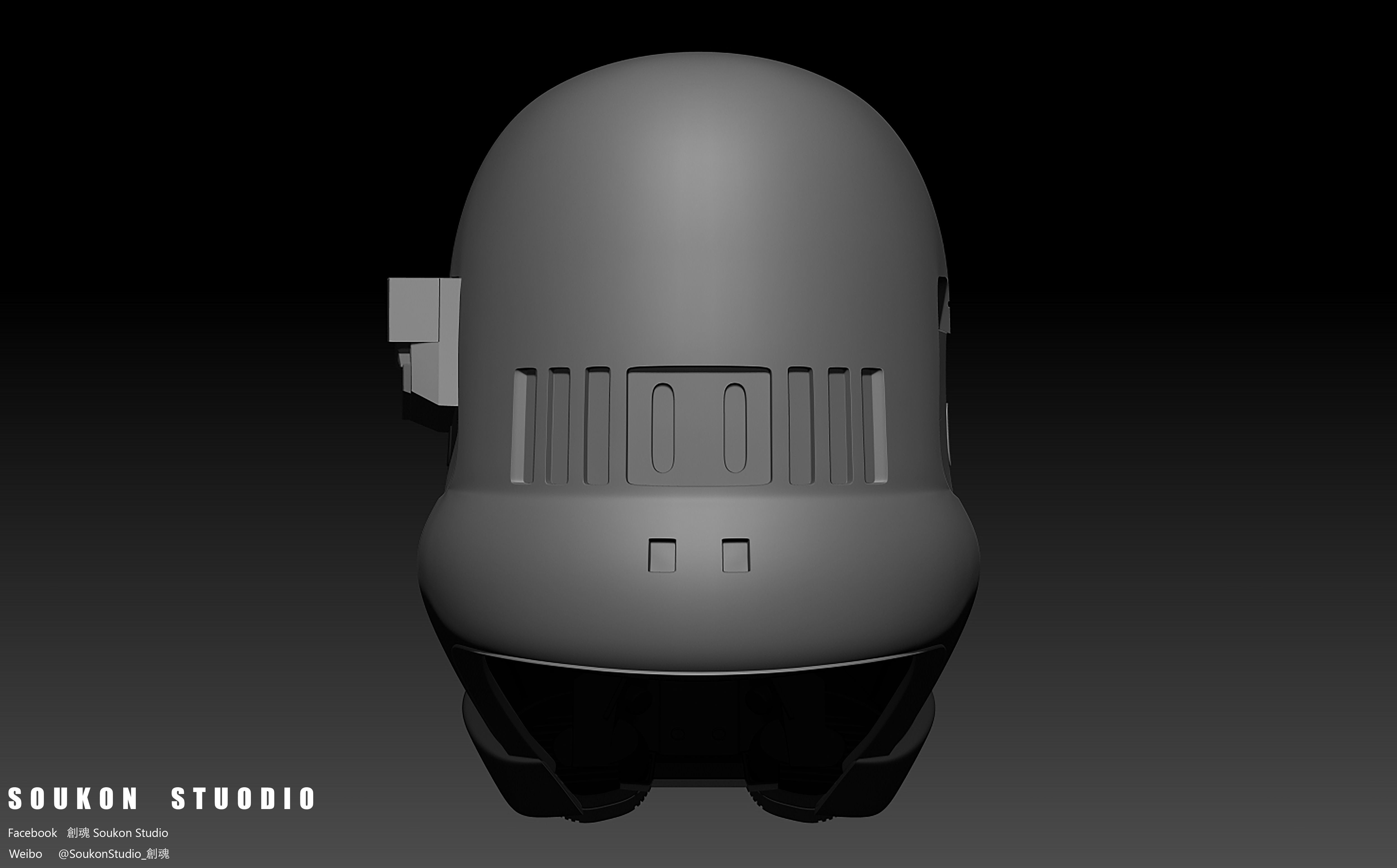 Death Trooper Helmet 3D print model_4