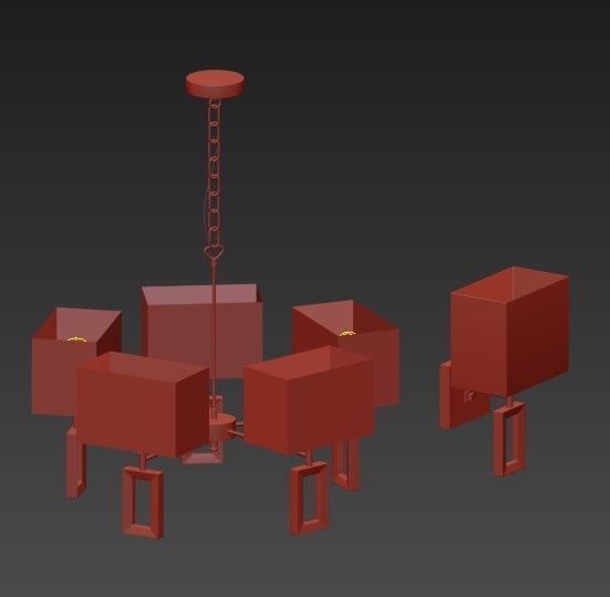 Odeon Light Atolo 3D model_4