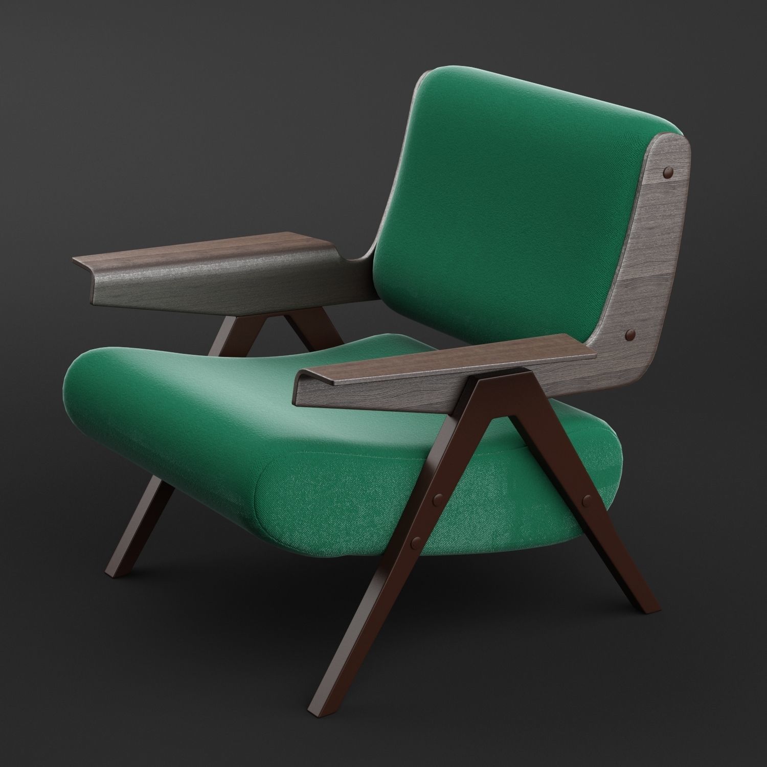 Lina Armchair Tacchini 3D model_5