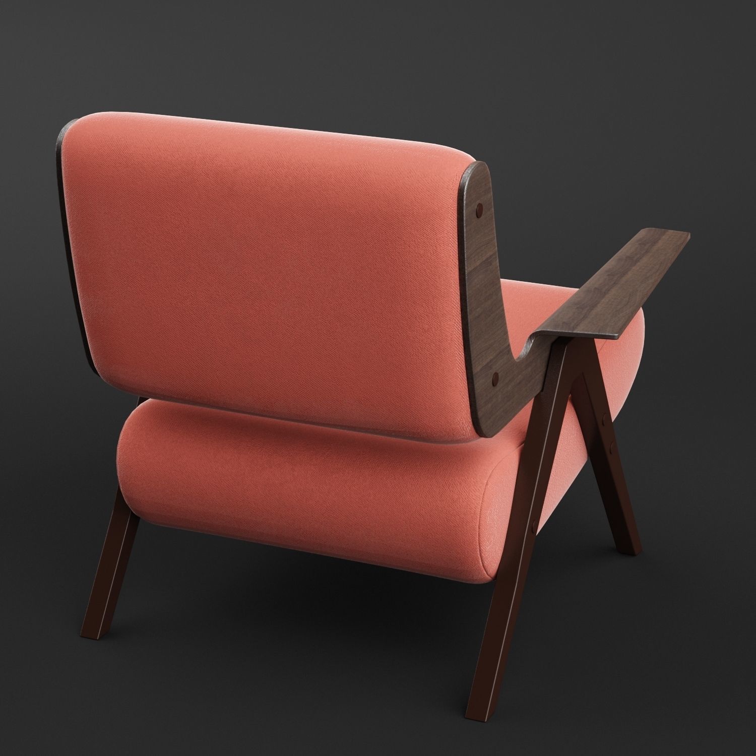 Lina Armchair Tacchini 3D model_6
