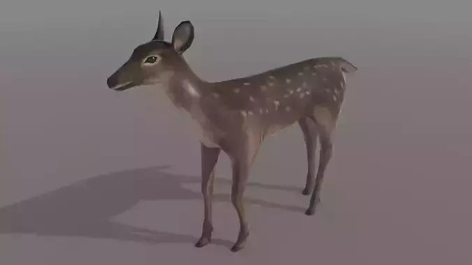 Low-poly Animated Deer