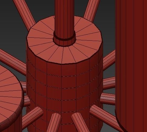 Clarence chandelier 3D model_6