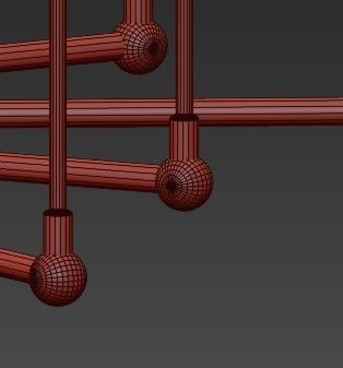 Clarence chandelier 3D model_4