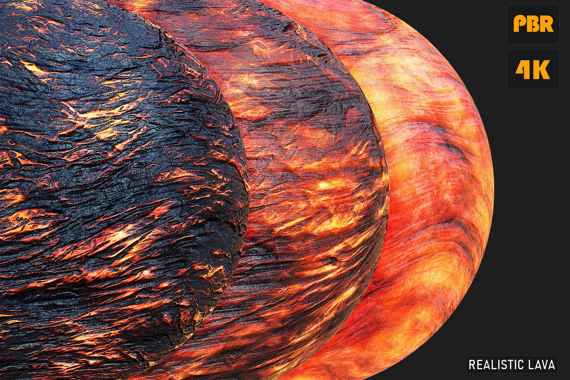 PBR Realistic Lava  Texture_1