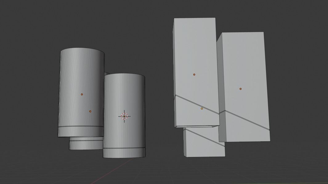  spotlight circle and square spotlight light spot Free 3D model_2