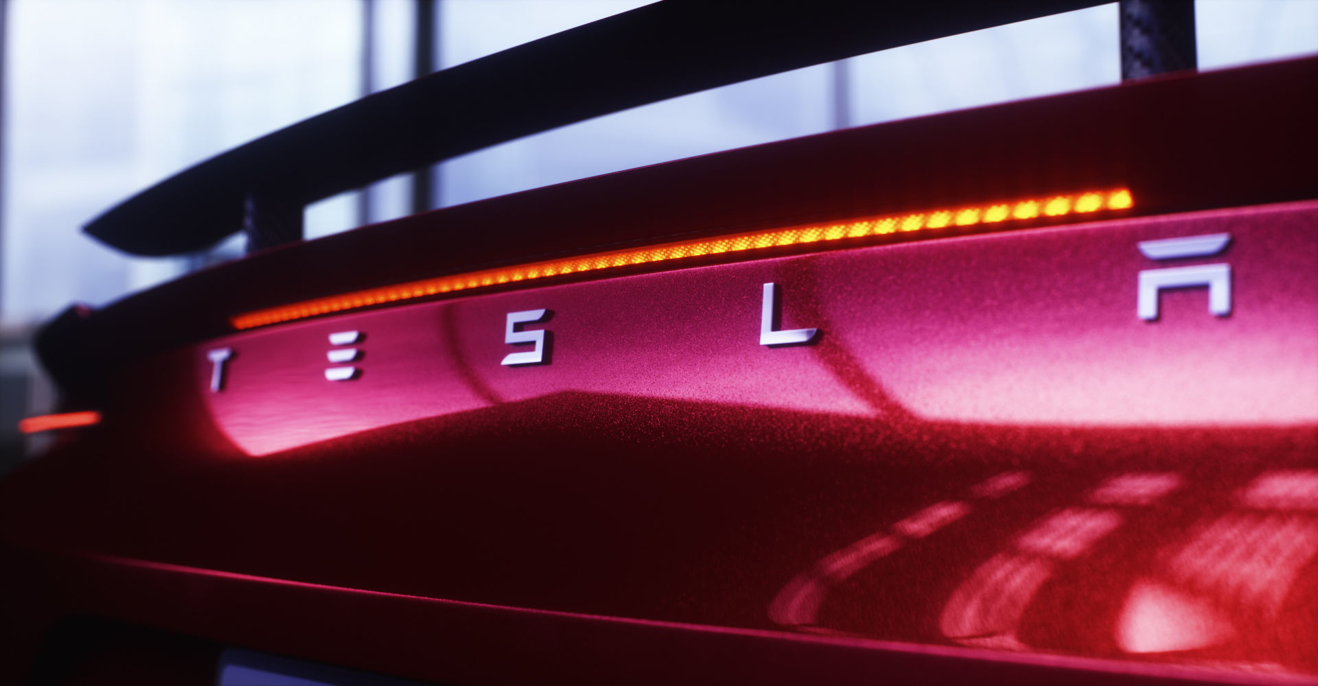 Tesla Roadster 2 Electric Supercar Low-poly 3D model_21