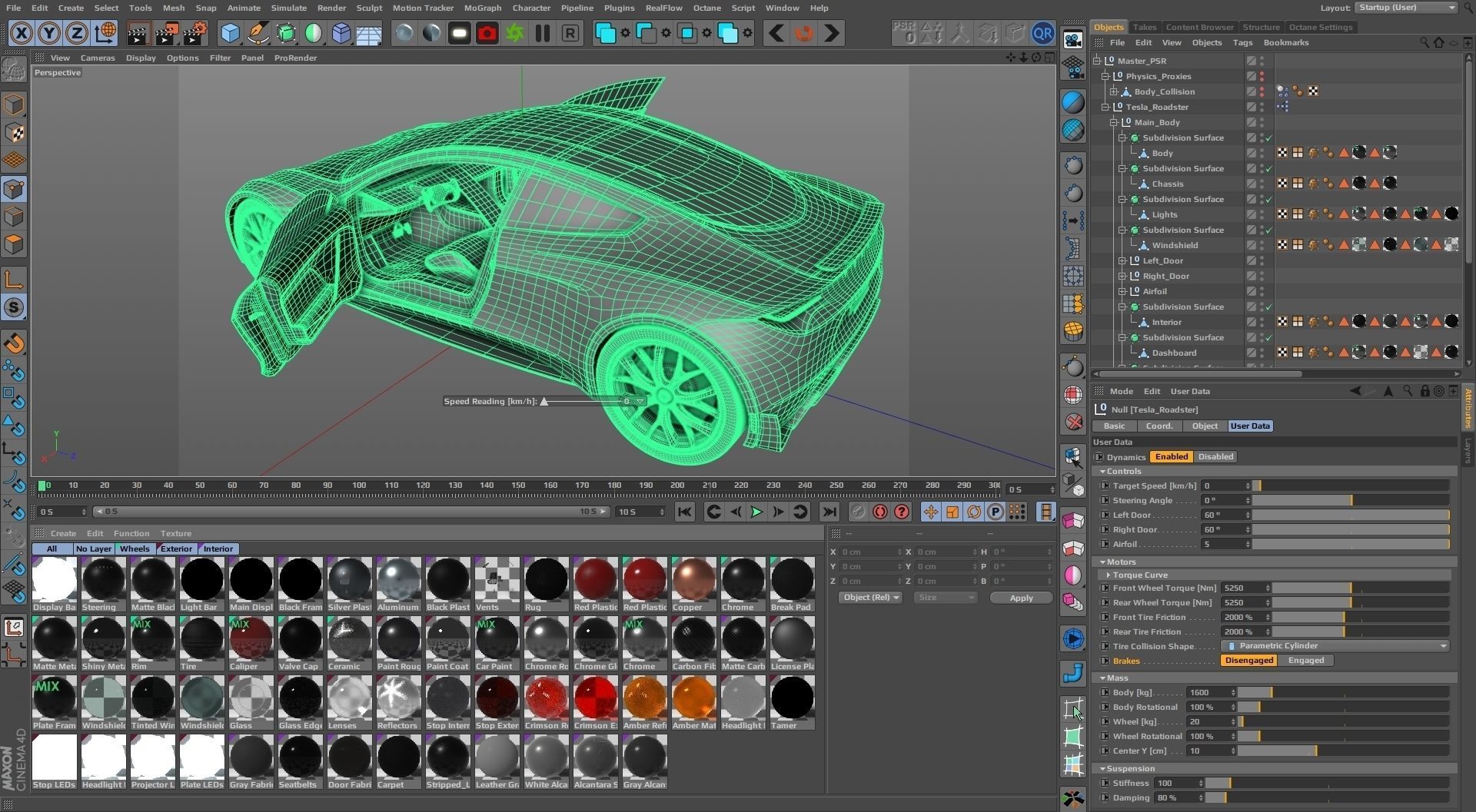 Tesla Roadster 2 Electric Supercar Low-poly 3D model_48