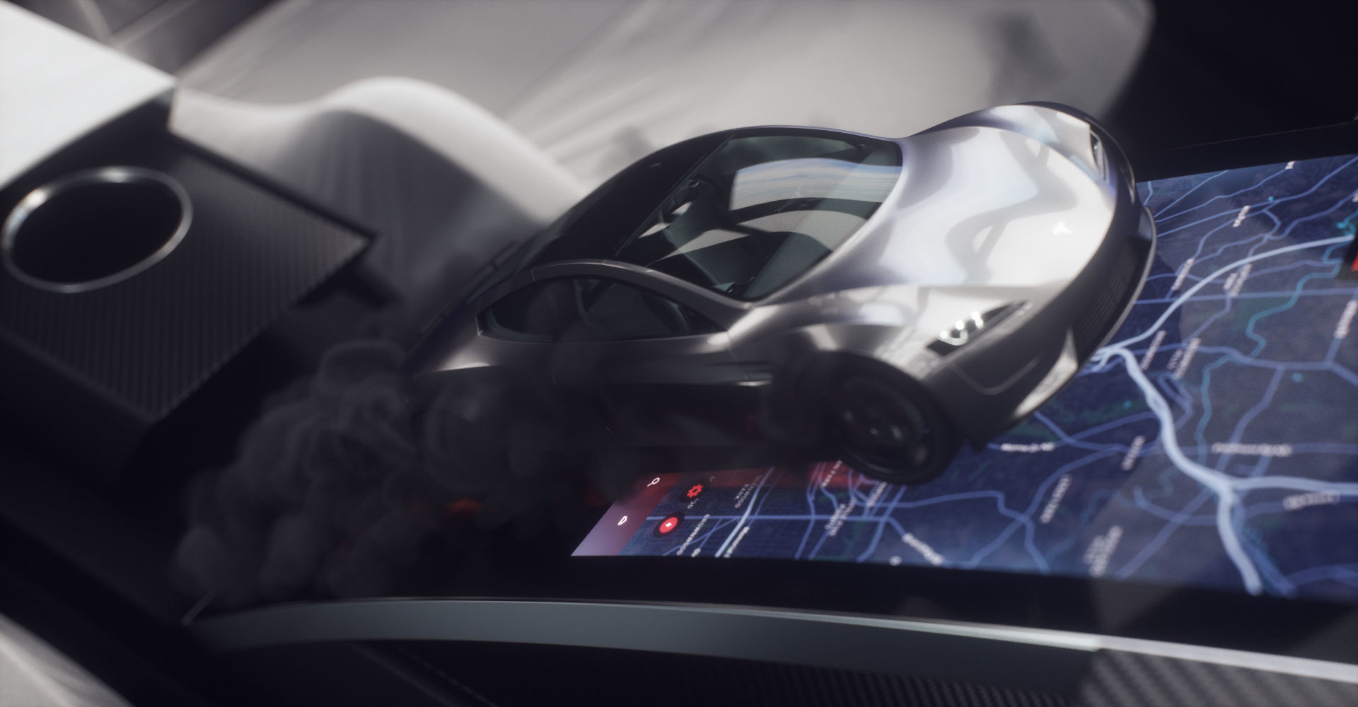 Tesla Roadster 2 Electric Supercar Low-poly 3D model_3