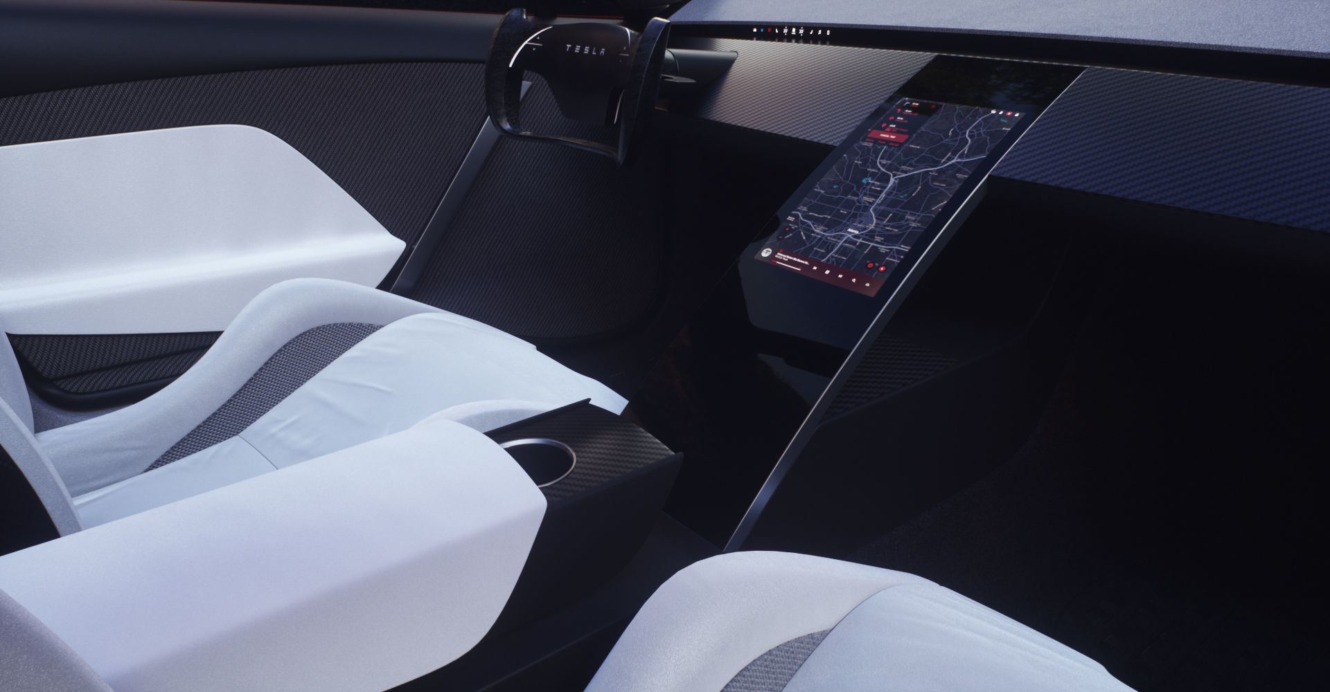 Tesla Roadster 2 Electric Supercar Low-poly 3D model_27