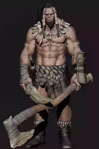 Character of  World of warcraft Zbrush file