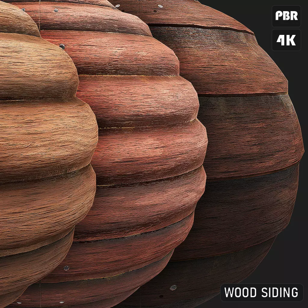 PBR Wood Siding Texture