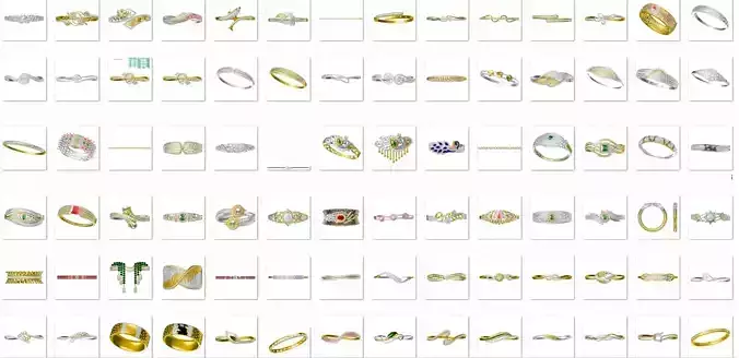 300 ladies Bracelets jcd jewelcad render 