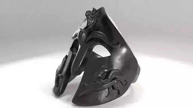 3D Griffin Helmet Ring