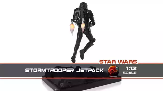 Stormtrooper Jetpack 1-12 scale 3D print model
