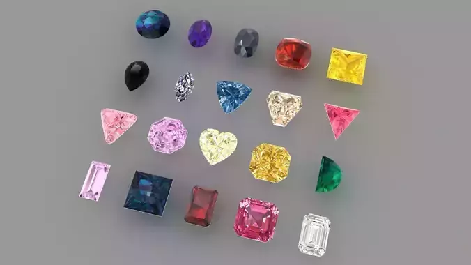 Diamond and Stone Pack of 15