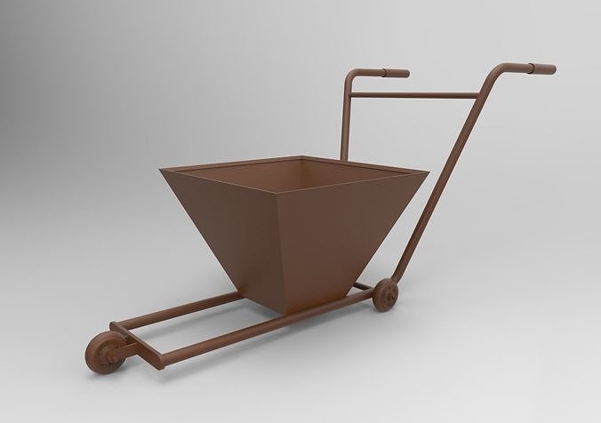 ground trolley 3D print model