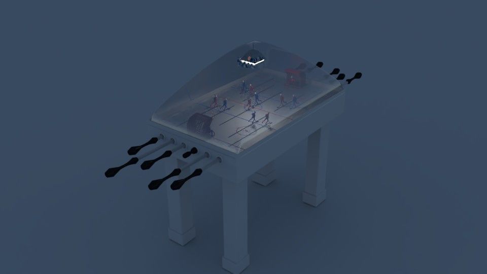 Ice Hockey Table 3D model_2
