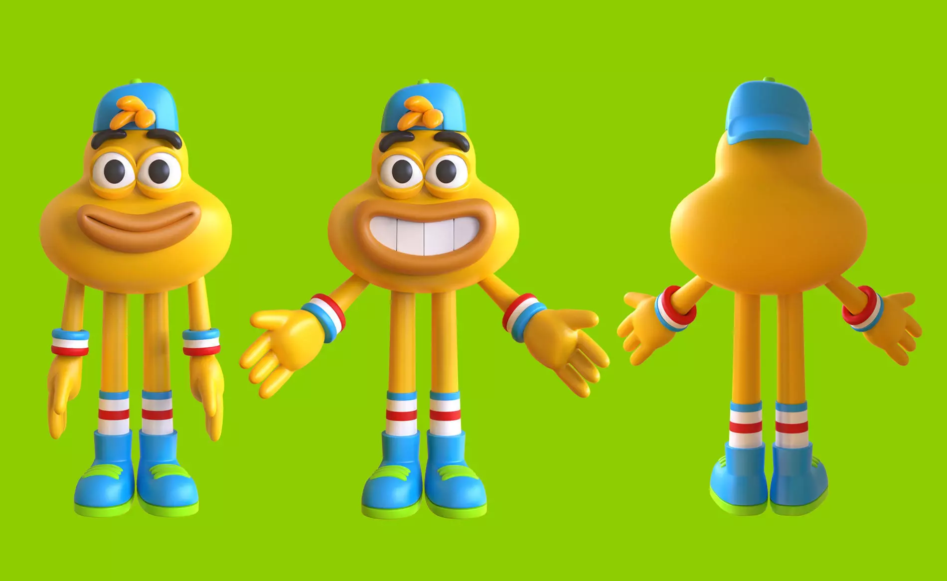 Mascot Character Cartoon 3D model