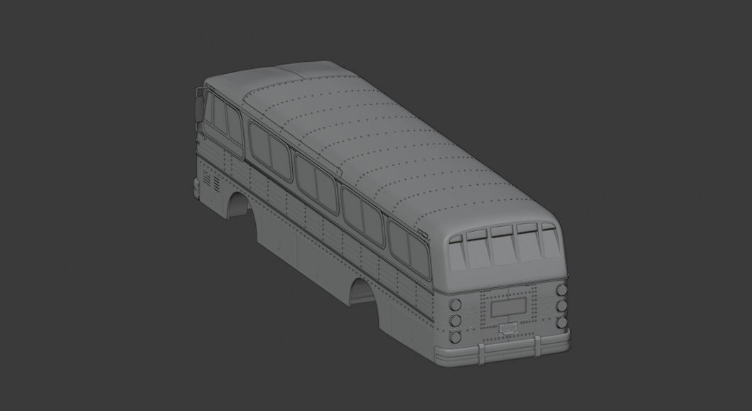 Onibus bus coach 3D model_3