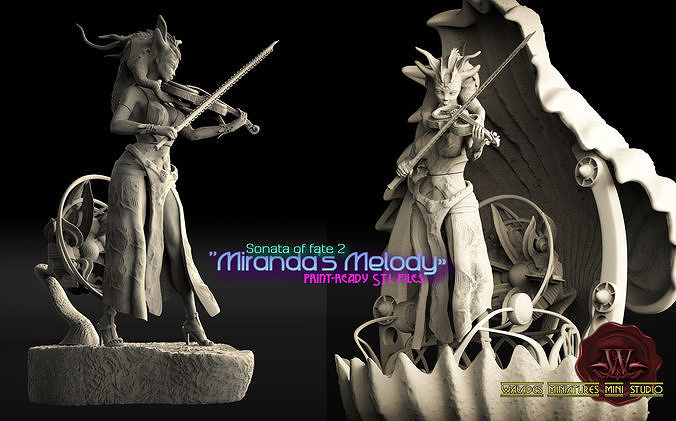 Miranda s  Melody 3D print model