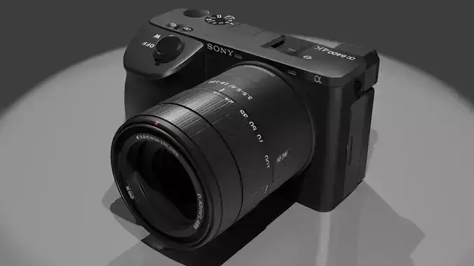 Low poly  VFX Sony camera 3D model Free low-poly 3D model Low poly  VFX Sony camera 3D model Free low-poly 3D model