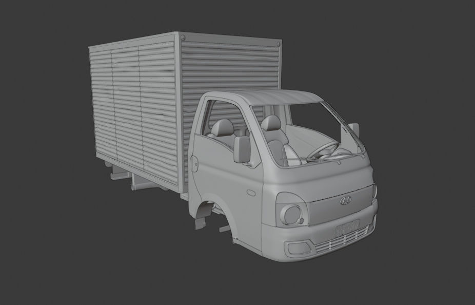 Hyundai Hr box 3D model | CGTrader
