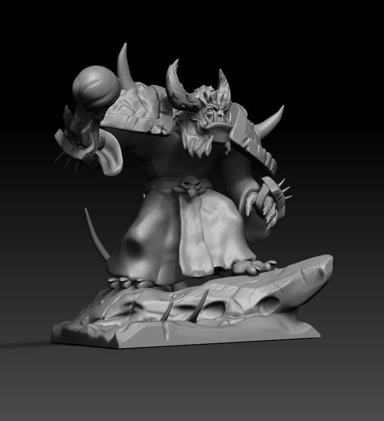 Orc FanSculp 3d model 3D print model_3