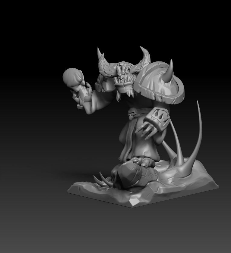 Orc FanSculp 3d model 3D print model_2