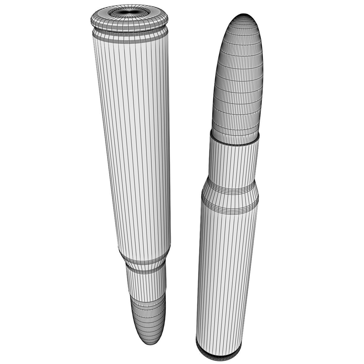 30-06 Cartridge 3D model_4