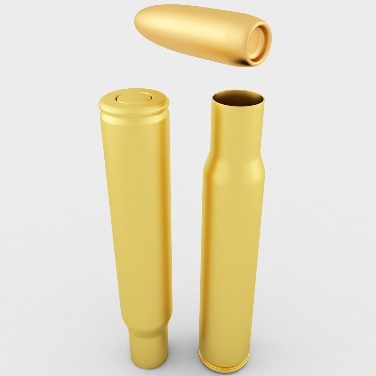 30-06 Cartridge 3D model_2