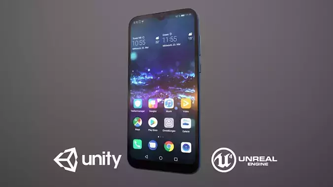 Game Ready Smartphone Low-poly 3D model