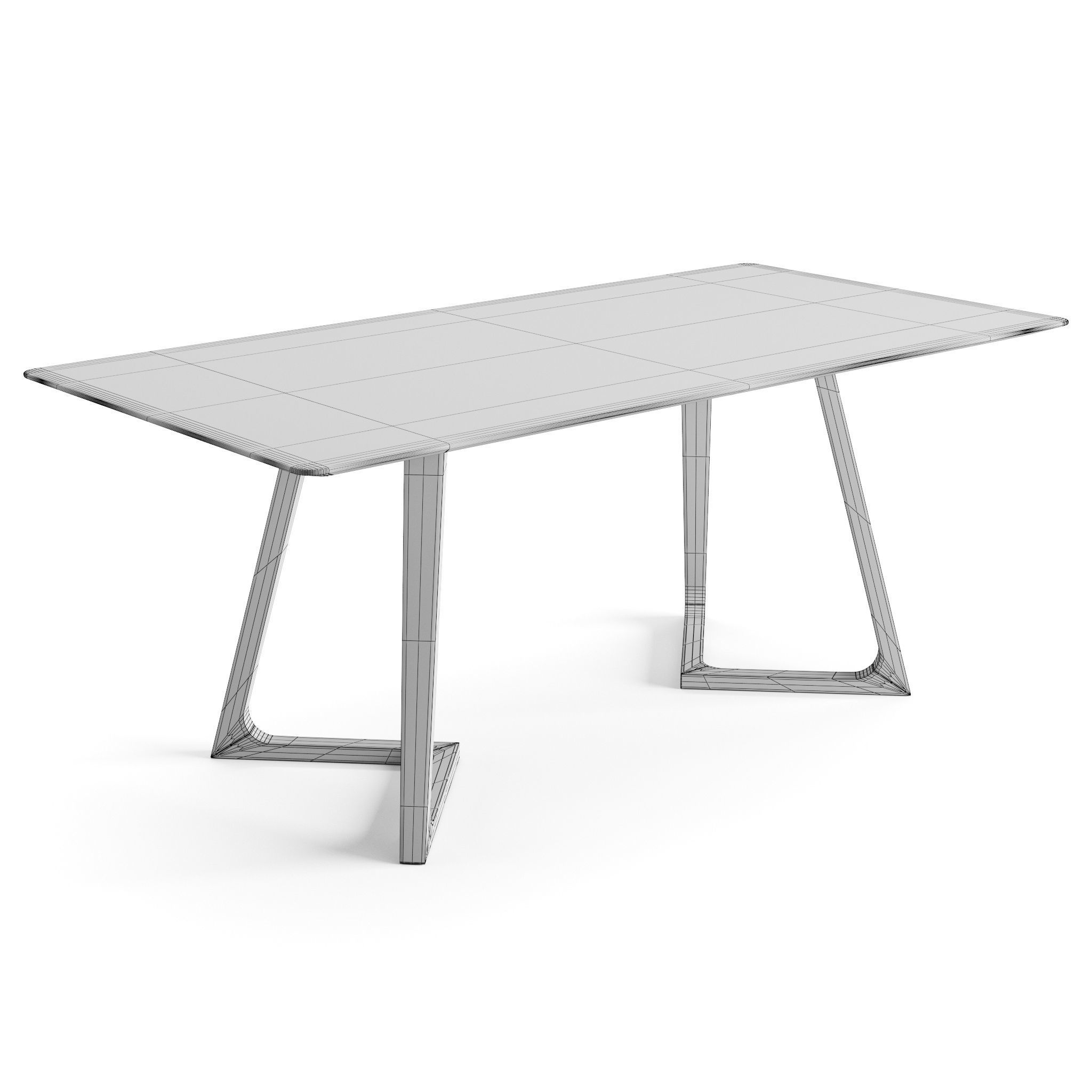Godenza Dining Table Low-poly 3D model_5