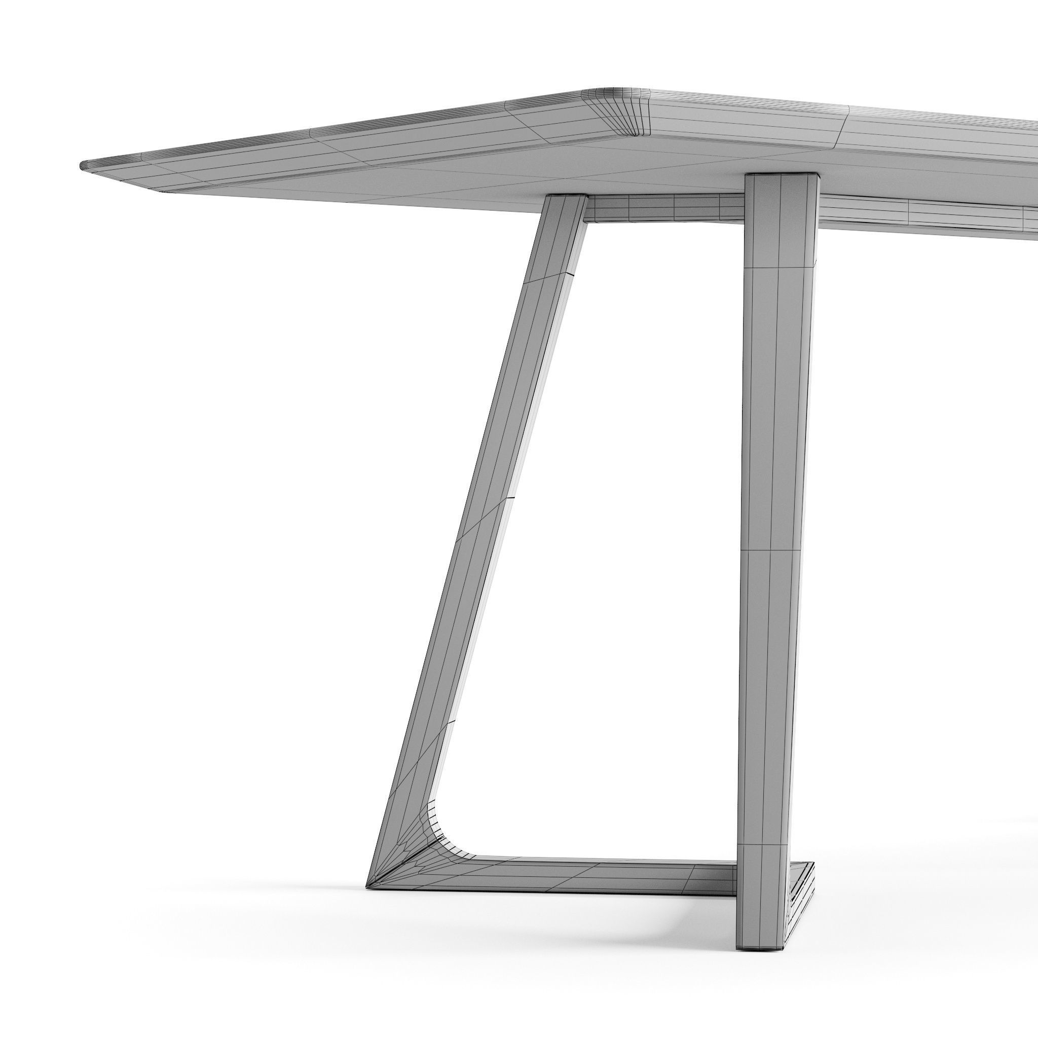 Godenza Dining Table Low-poly 3D model_4