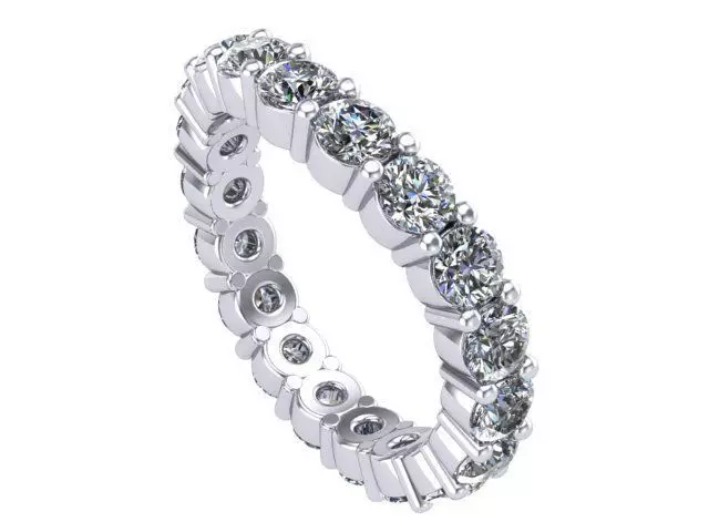 Bent Detailed Ring 3D print model