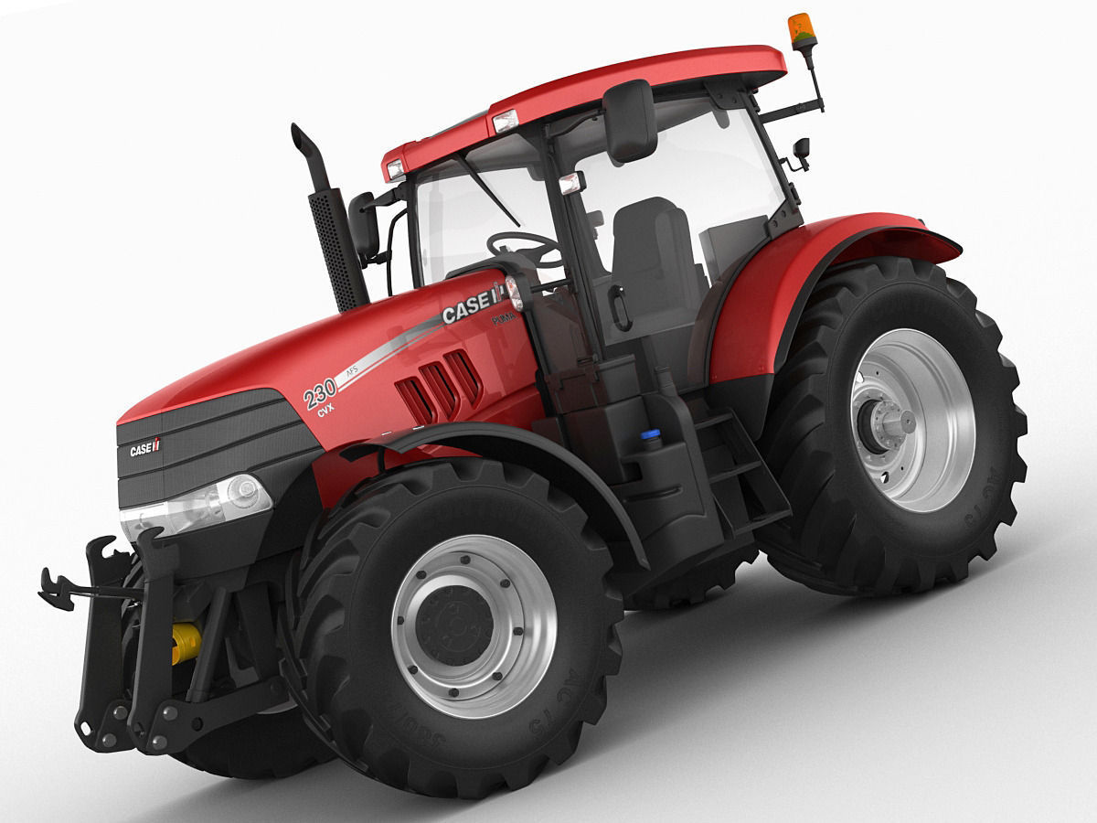 Case IH Puma Tractor 3D model_7