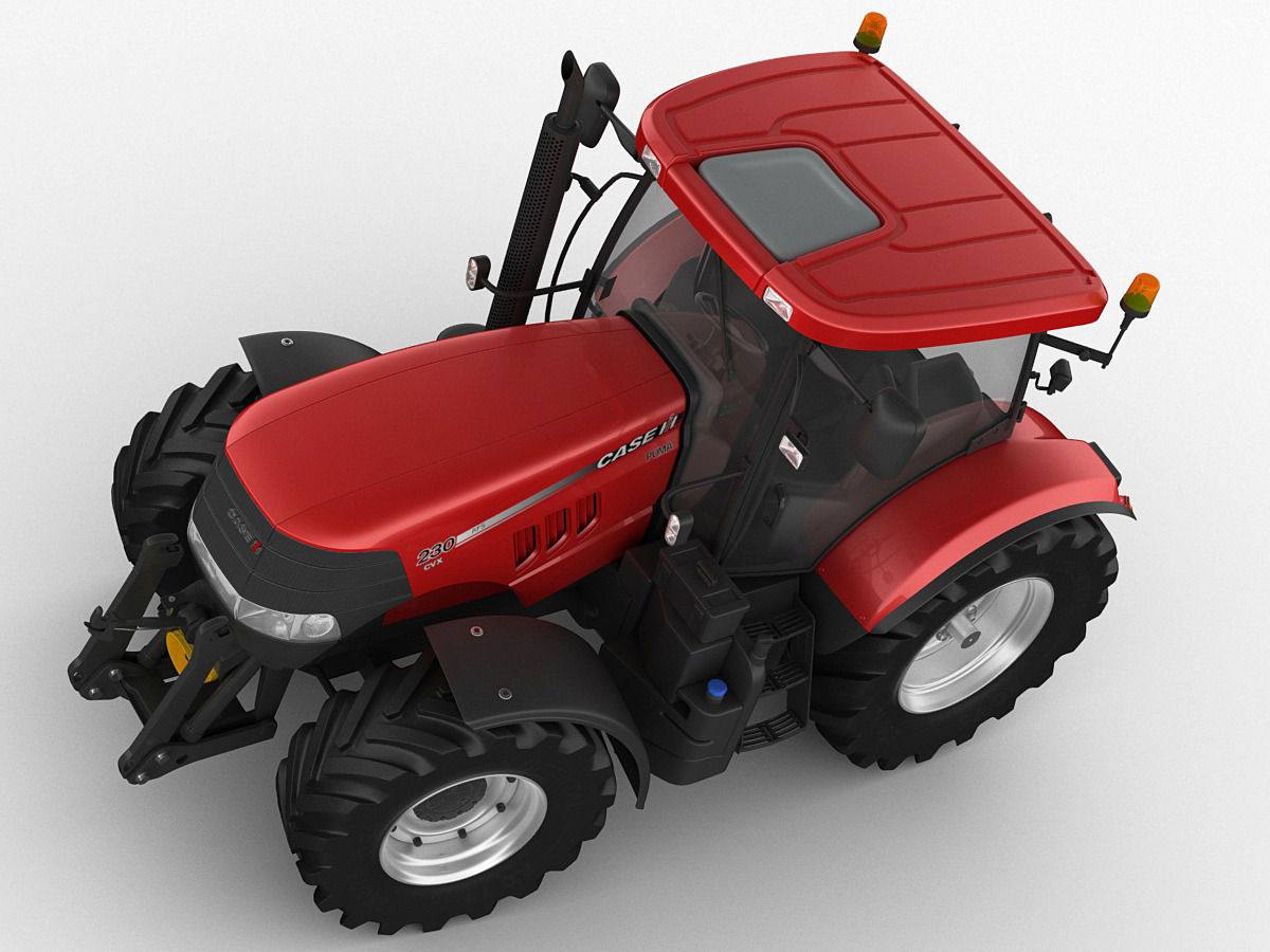 Case IH Puma Tractor 3D model_5