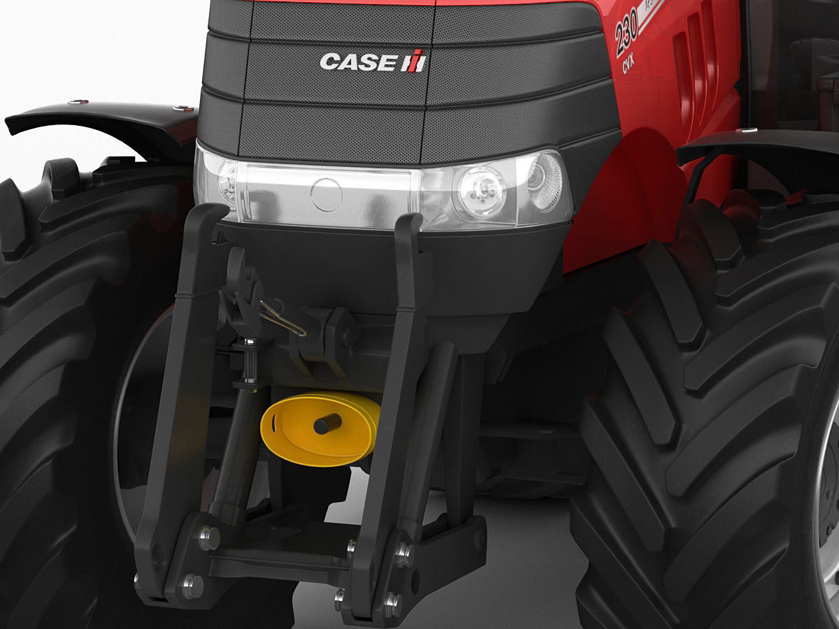 Case IH Puma Tractor 3D model_4