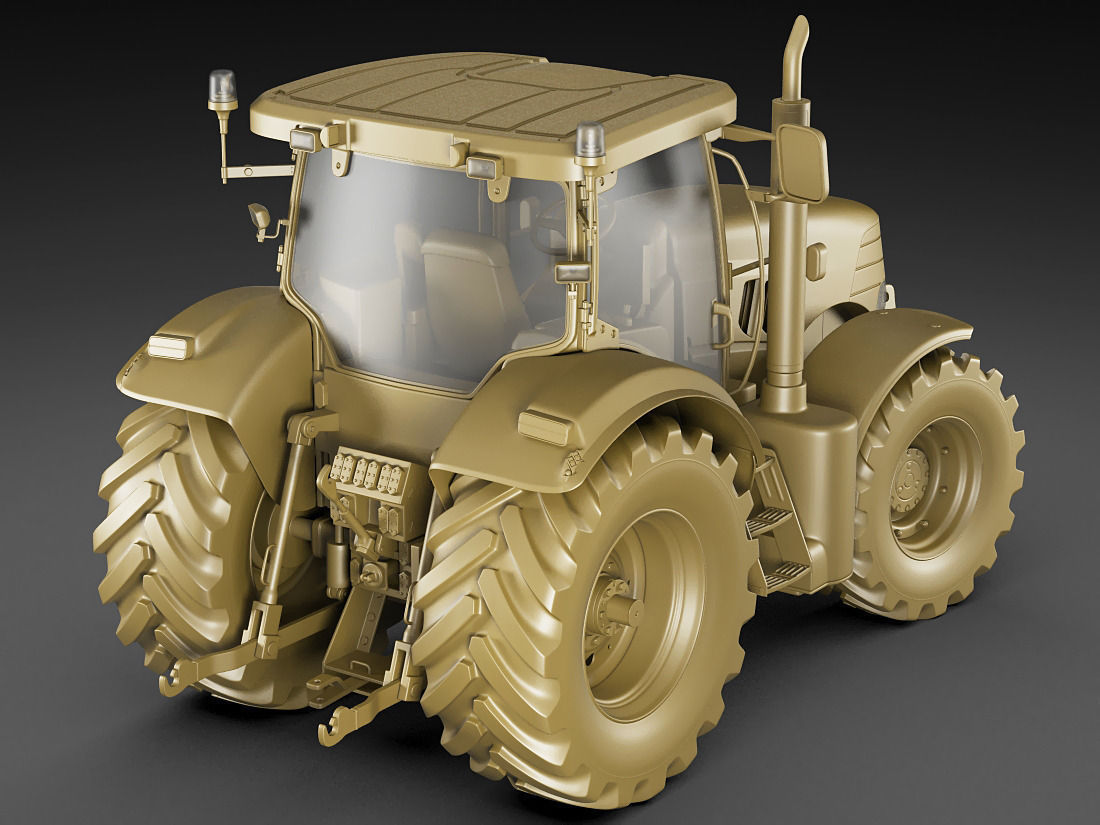 Case IH Puma Tractor 3D model_16