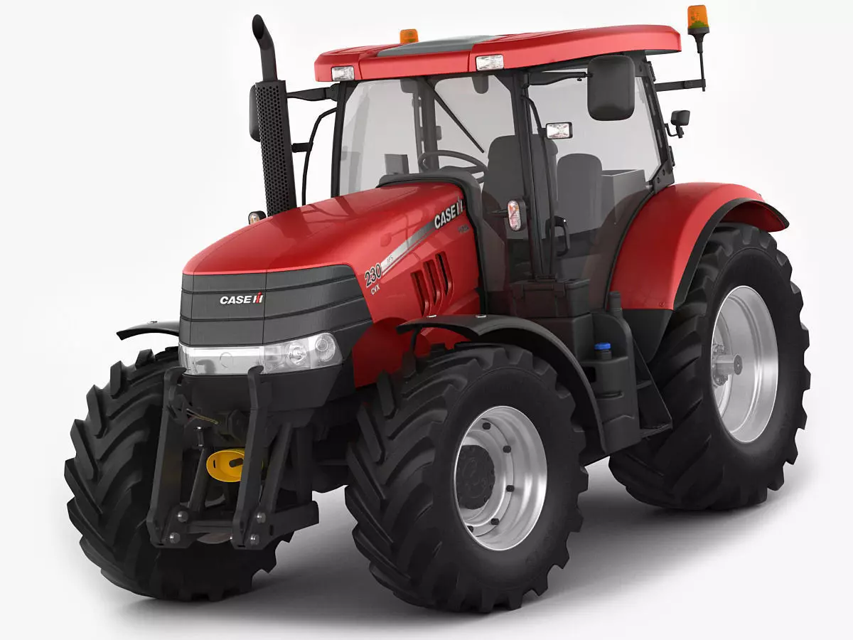 Case IH Puma Tractor 3D model_0