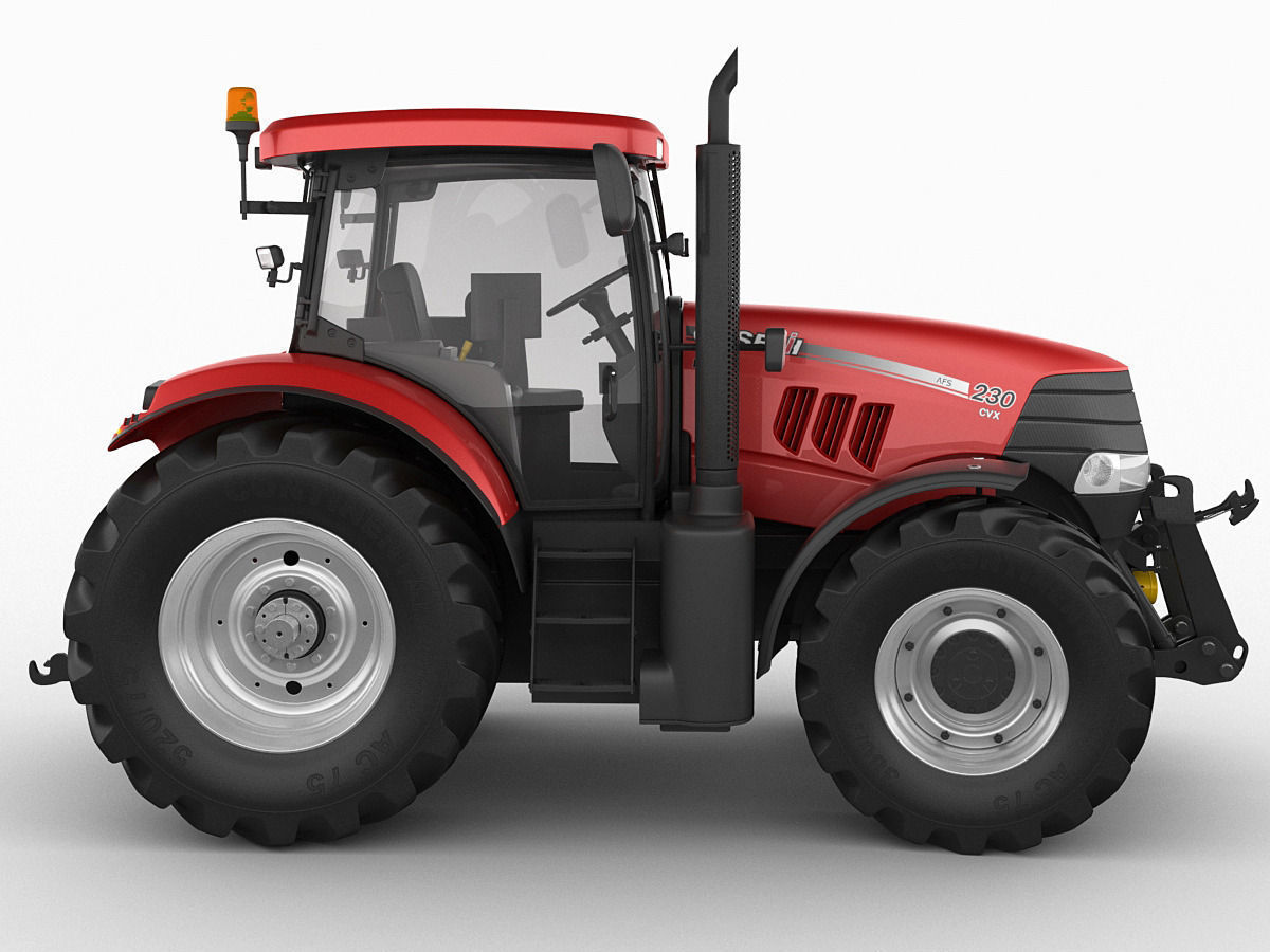 Case IH Puma Tractor 3D model_2